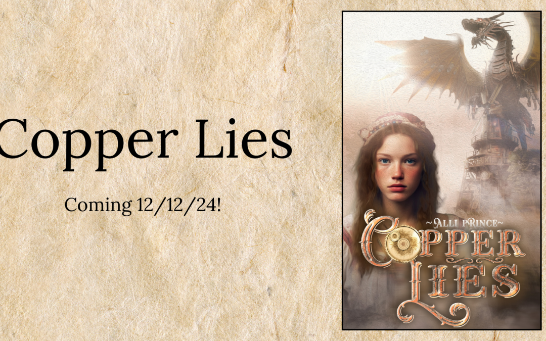 Copper Lies cover reveal author Alli Prince Christian steampunk fantasy novella new release